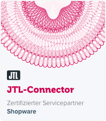 JTL-Connector-Shopware Zertifikat Vert