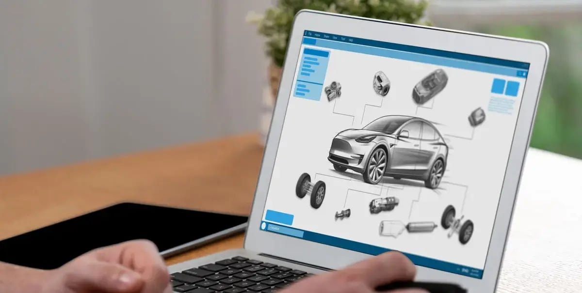car-design-engineer-analyze-car-prototype-automobile-business-home-office-automotive-engineering-designer-carefully-analyze-finding-flaws-improvement-car-design-with-laptop-synchronos