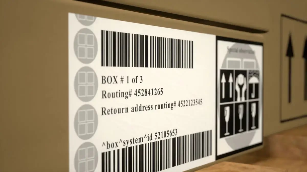 tags-packages-warehouse-center-with-express-delivery-identification-labels