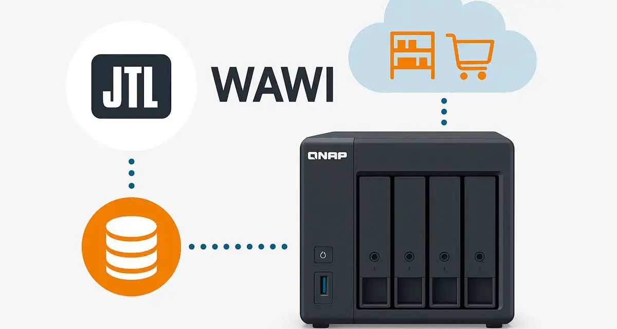 Effizientes Arbeiten mit JTL-Wawi auf einem QNAP-NAS-featured