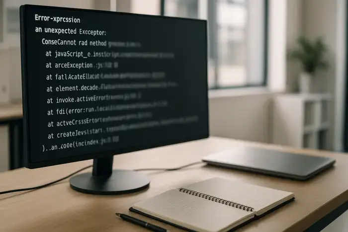 Technischer Arbeitsplatz zur Analyse eines Shopware-Backend-Fehlers