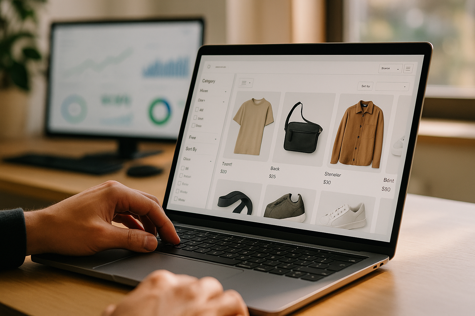 Entscheidungsmatrix für E-Commerce-Plattformen mit Vergleichsachsen für Komplexität, Shop-Typ-Passung, Skalierungsfähigkeit und Ressourcen-Anforderungen. Verschiedene Plattform-Kategorien werden als Punkte oder Quadranten visualisiert.