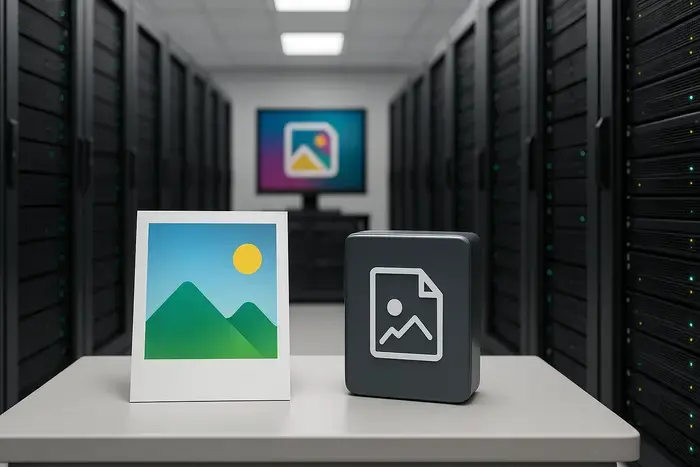 Serverinfrastruktur für die automatisierte Auslieferung optimierter Shopbilder