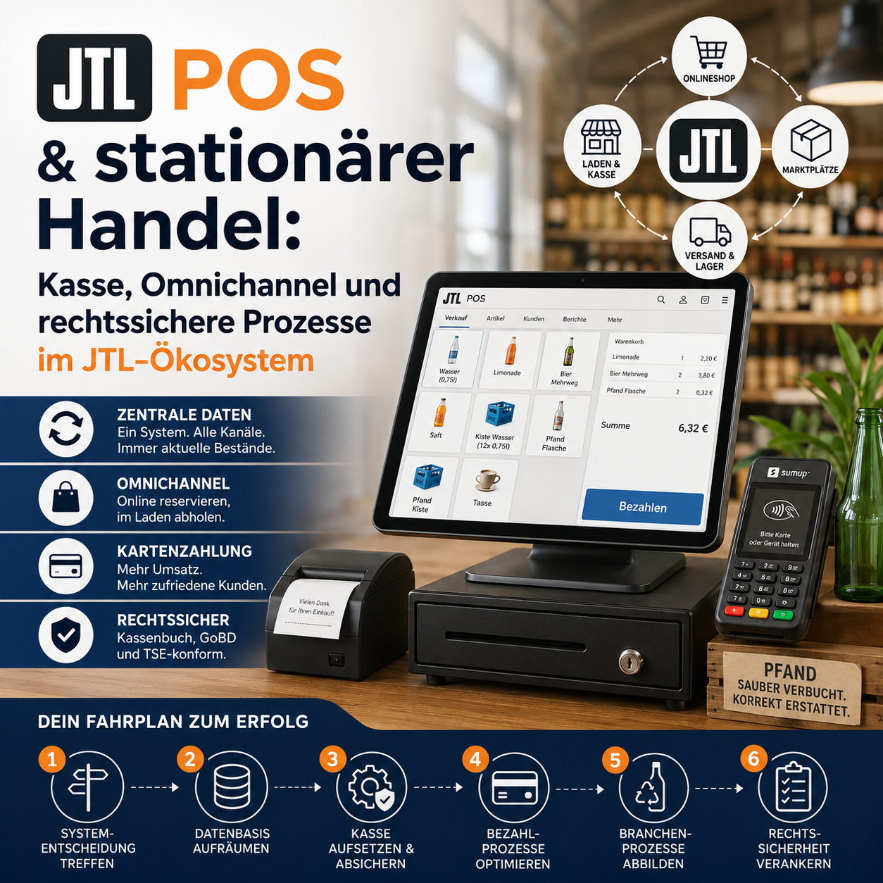 JTL-POS & stationärer Handel: Kasse, Omnichannel und rechtssichere Prozesse im JTL-Ökosystem-featured