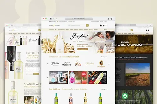 Vorschau des Freixenet Onlineshops Vorschau des Freixenet Onlineshops