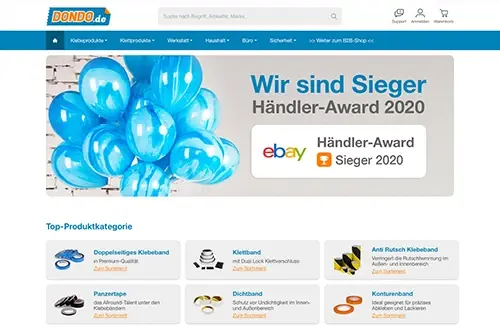 Vorschau des Dondo Webshops Vorschau des Dondo Webshops