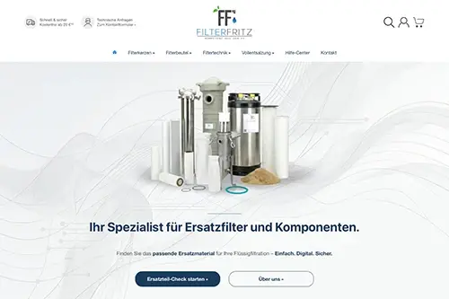 Vorschau des FilterFritz Webshops Vorschau des FilterFritz Webshops