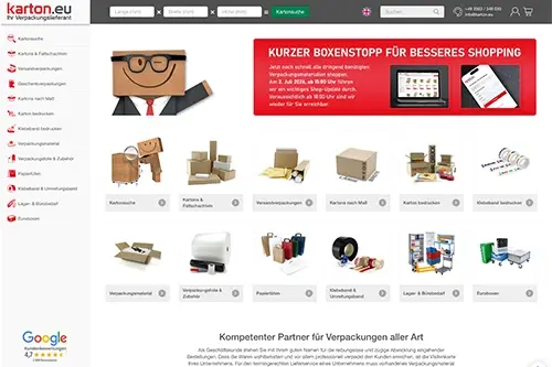 Vorschau des Karton.eu Webshops Vorschau des Karton.eu Webshops
