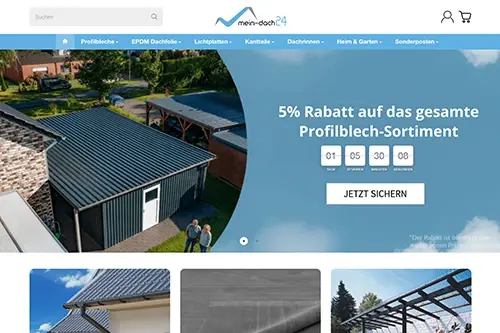 Vorschau des Mein-Dach24 Webshops Vorschau des Mein-Dach24 Webshops