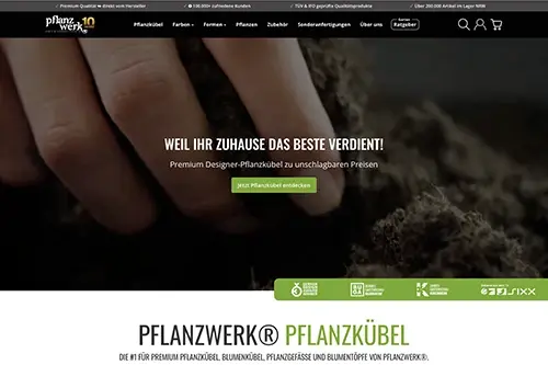Vorschau des Pflanzwerk Webshops Vorschau des Pflanzwerk Webshops