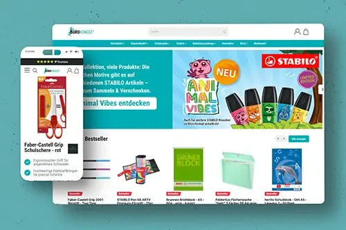 Vorschau des Bürohengst Onlineshops Vorschau des Bürohengst Onlineshops