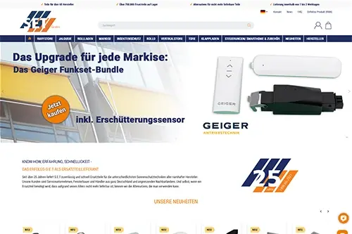 Vorschau des S.E.T. GmbH Webshops Vorschau des S.E.T. GmbH Webshops