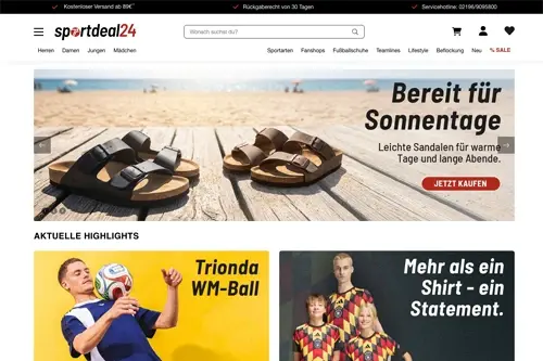 Vorschau des sportdeal24 Webshops Vorschau des sportdeal24 Webshops